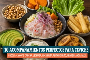 Deliciosos acompañamientos ideales para tu ceviche peruano