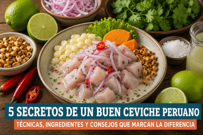 Descubre los secretos del ceviche peruano perfecto
