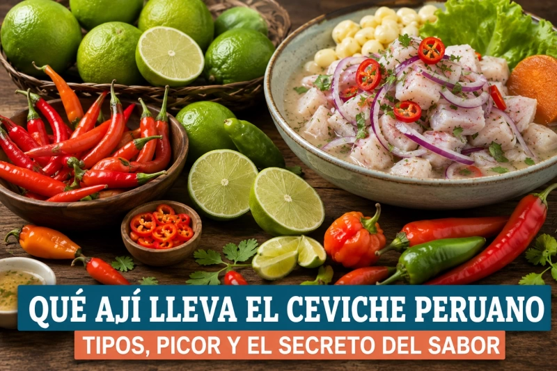 Ají amarillo protagonista del ceviche peruano