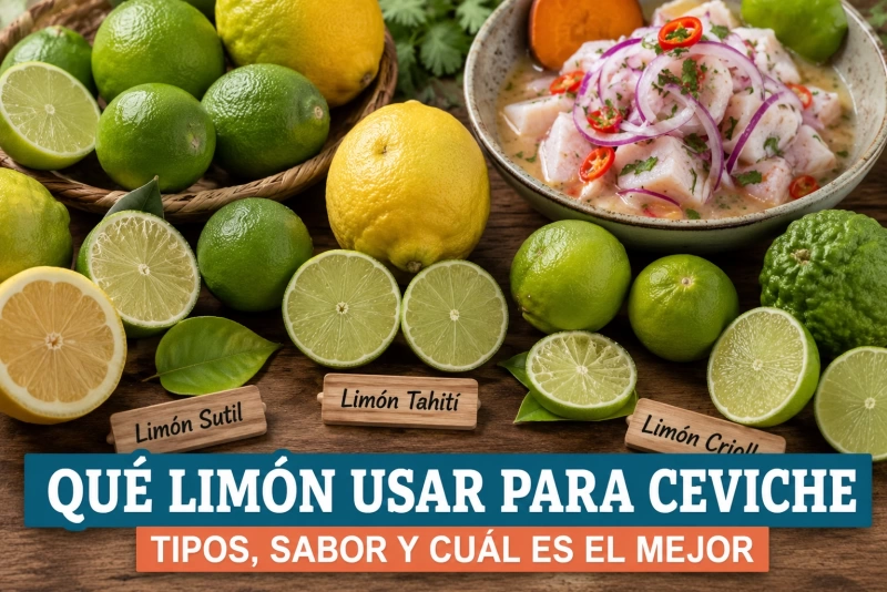 El limón ideal para tu ceviche perfecto en Perú